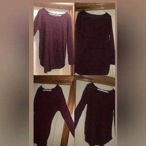 Purple/black Long sleeve shirt